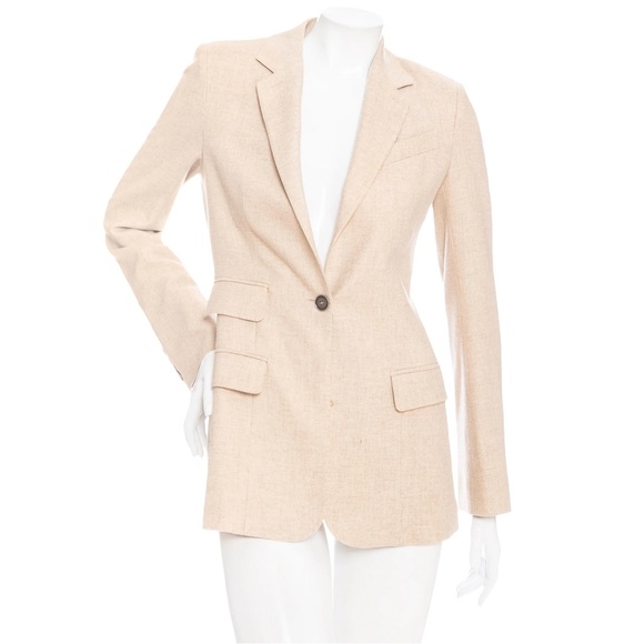 Hermes Cashmere Single Breasted Blazer - Picture 1 of 9